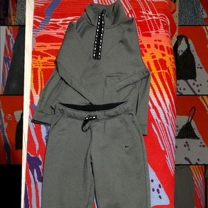 Gray Nike Sweat Suit